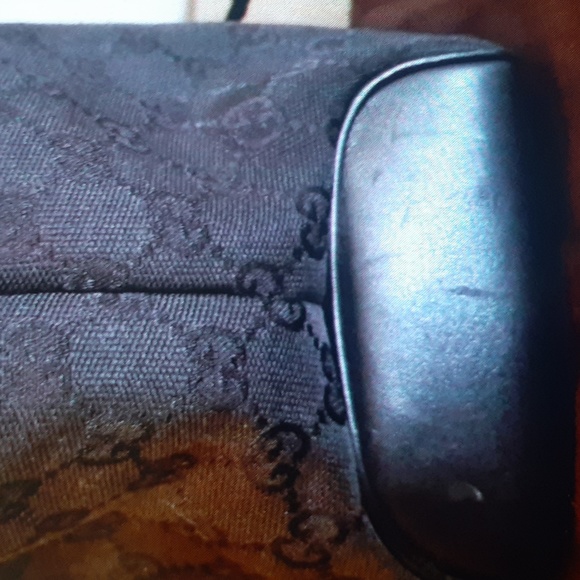 GUCCI TOTE SHOPPER BAG PURSE BLACK AUTHENTIC - Picture 7 of 15